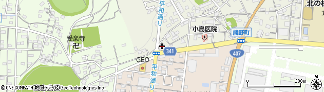 群馬県太田市熊野町10-12周辺の地図