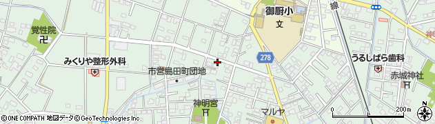 栃木県足利市島田町642周辺の地図
