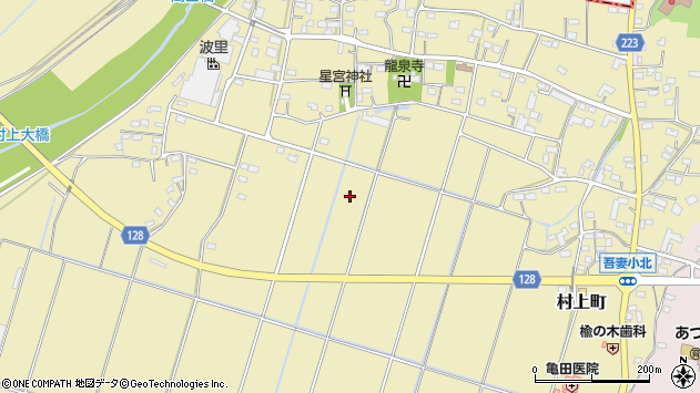 〒327-0046 栃木県佐野市村上町の地図