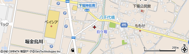 長野県安曇野市堀金烏川下堀4984周辺の地図