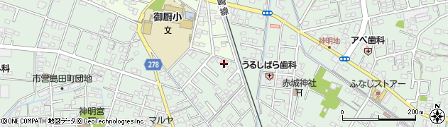 栃木県足利市島田町674周辺の地図