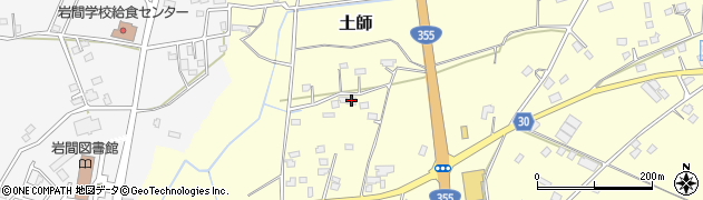 茨城県笠間市土師1244周辺の地図