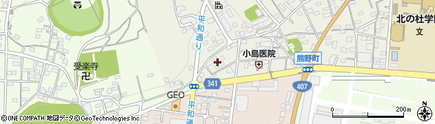 群馬県太田市熊野町10周辺の地図