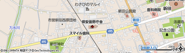 松本広域浄化槽管理組合周辺の地図