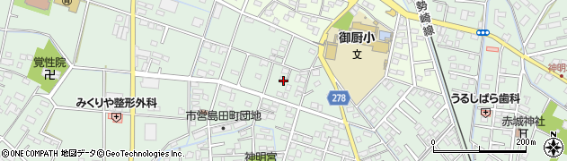 栃木県足利市島田町711周辺の地図