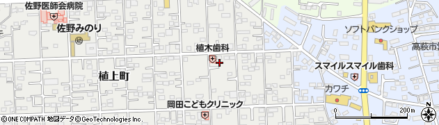 栃木県佐野市植上町1554周辺の地図