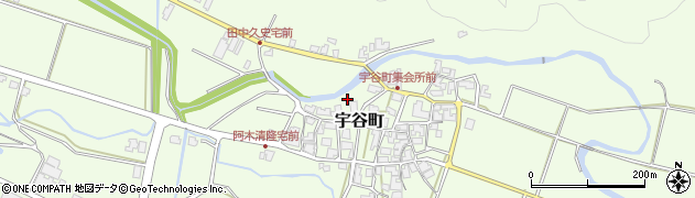 石川県加賀市宇谷町（ツ）周辺の地図