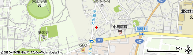 群馬県太田市熊野町12-5周辺の地図