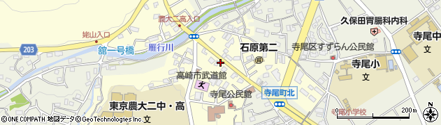 城南住宅周辺の地図