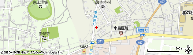 群馬県太田市熊野町12-12周辺の地図
