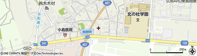 群馬県太田市熊野町4周辺の地図