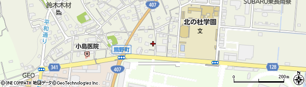群馬県太田市熊野町4-42周辺の地図
