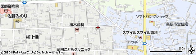 栃木県佐野市植上町1519周辺の地図