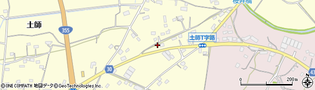 茨城県笠間市土師1262周辺の地図