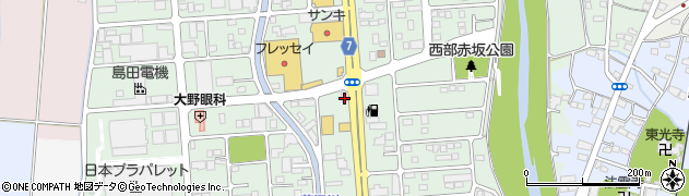 佐野信用金庫西支店周辺の地図