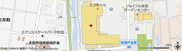 ジョイフル本田新田店周辺の地図