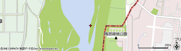 鬼怒川周辺の地図