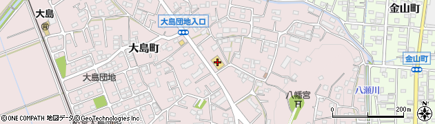 コメリハード＆グリーン太田大島店周辺の地図