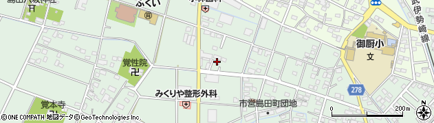 栃木県足利市島田町745周辺の地図