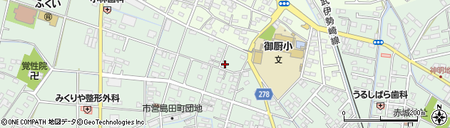 栃木県足利市島田町717周辺の地図