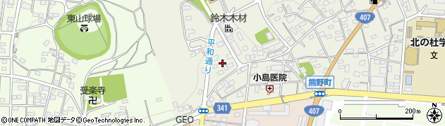 群馬県太田市熊野町12周辺の地図