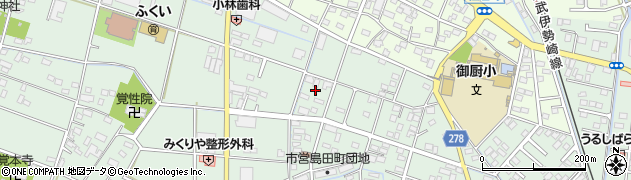 栃木県足利市島田町736周辺の地図