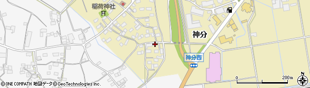 茨城県筑西市神分515周辺の地図
