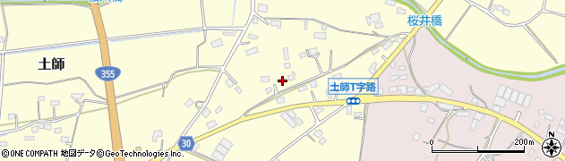 茨城県笠間市土師1223周辺の地図