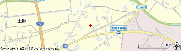 茨城県笠間市土師1259周辺の地図