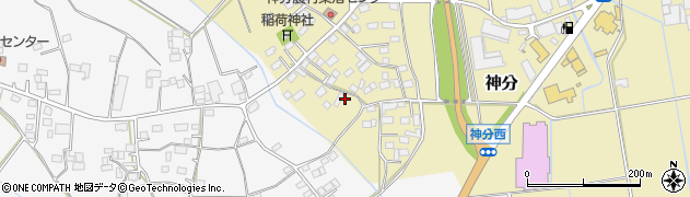 茨城県筑西市神分583周辺の地図