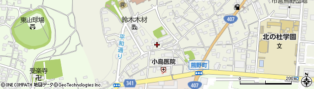 群馬県太田市熊野町13-6周辺の地図
