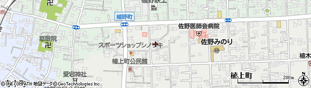 栃木県佐野市植上町1735周辺の地図