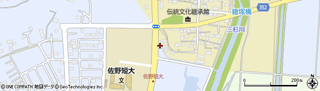 栃木県佐野市高萩町1295周辺の地図
