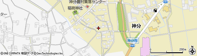 茨城県筑西市神分581周辺の地図