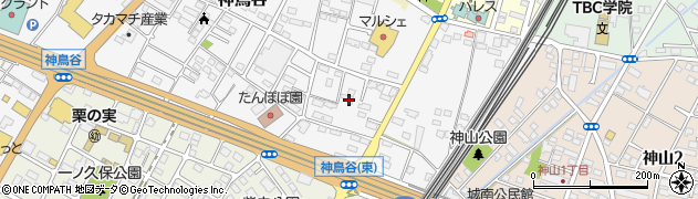 栃木県小山市神鳥谷1055周辺の地図