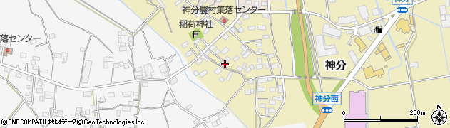 茨城県筑西市神分578周辺の地図