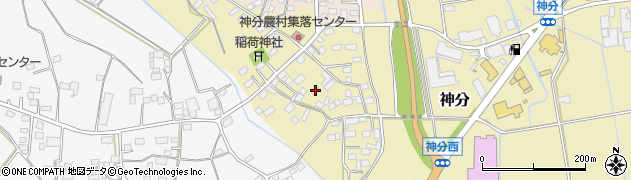 茨城県筑西市神分579周辺の地図