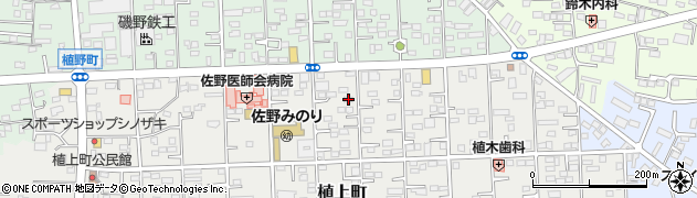 栃木県佐野市植上町1634周辺の地図