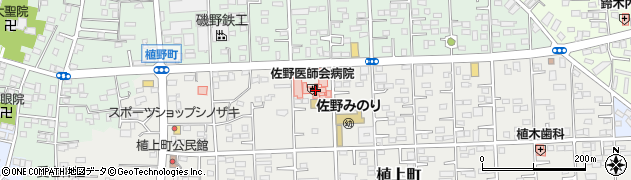栃木県佐野市植上町1677周辺の地図