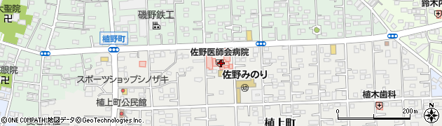 佐野市医師会訪問看護ステーション指定居宅介護支援事業所周辺の地図