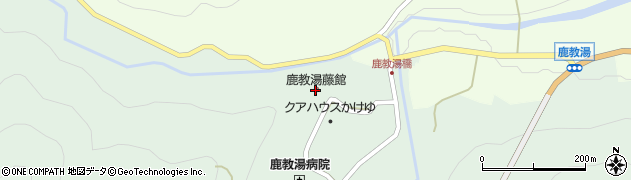 大江戸温泉物語鹿教湯藤館周辺の地図