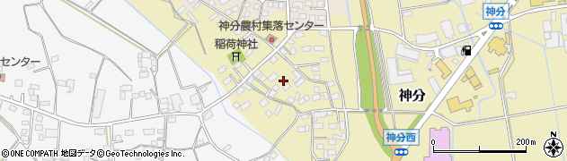 茨城県筑西市神分577周辺の地図