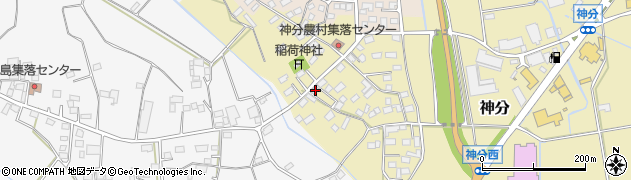 茨城県筑西市神分574周辺の地図