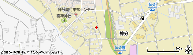 茨城県筑西市神分525周辺の地図