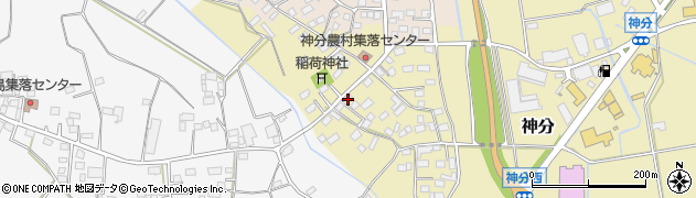 茨城県筑西市神分575周辺の地図