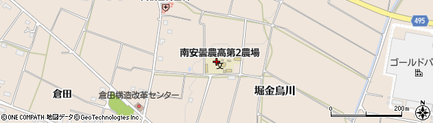 長野県南安曇農業高等学校　第二農場周辺の地図