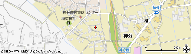 茨城県筑西市神分523周辺の地図