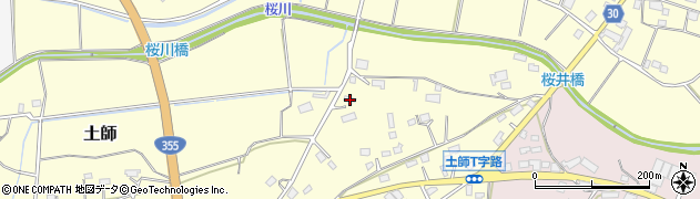 茨城県笠間市土師1226周辺の地図