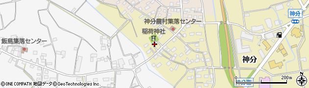 茨城県筑西市神分555周辺の地図