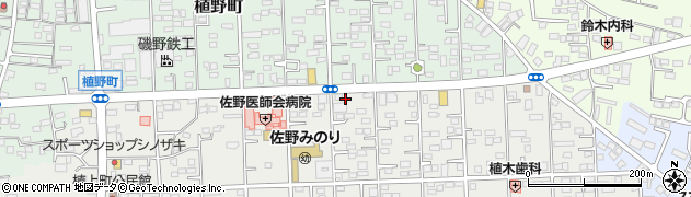 栃木県佐野市植上町1653周辺の地図